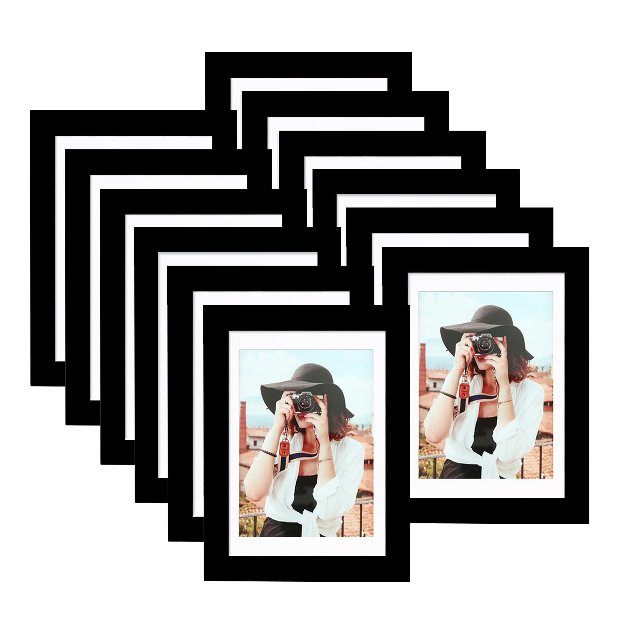 Picrit 5x7 frame set 12 front view for wall or table display.