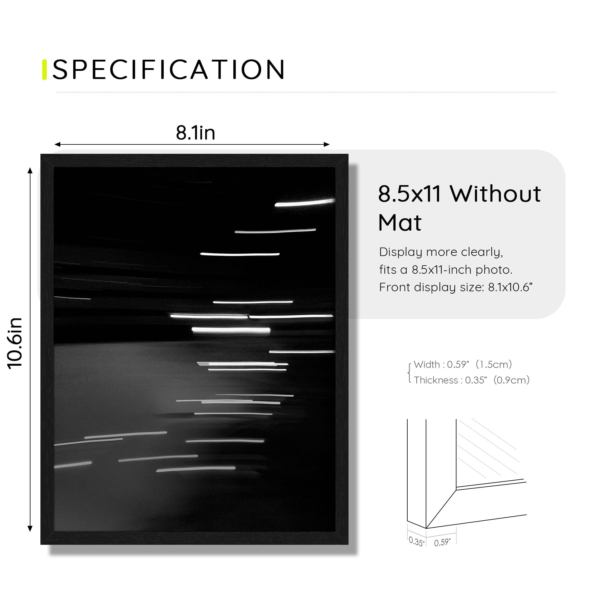 Picrit shatterproof plexiglass protects photos in busy homes.
