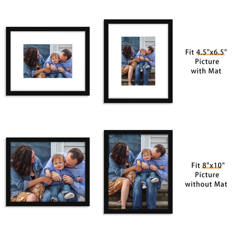 Picrit 8x10 frame hung horizontally for wall display.