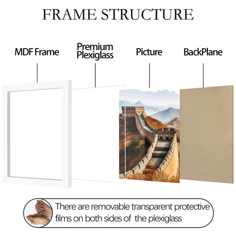 Picrit 8x24 frame horizontal wall mount demonstration