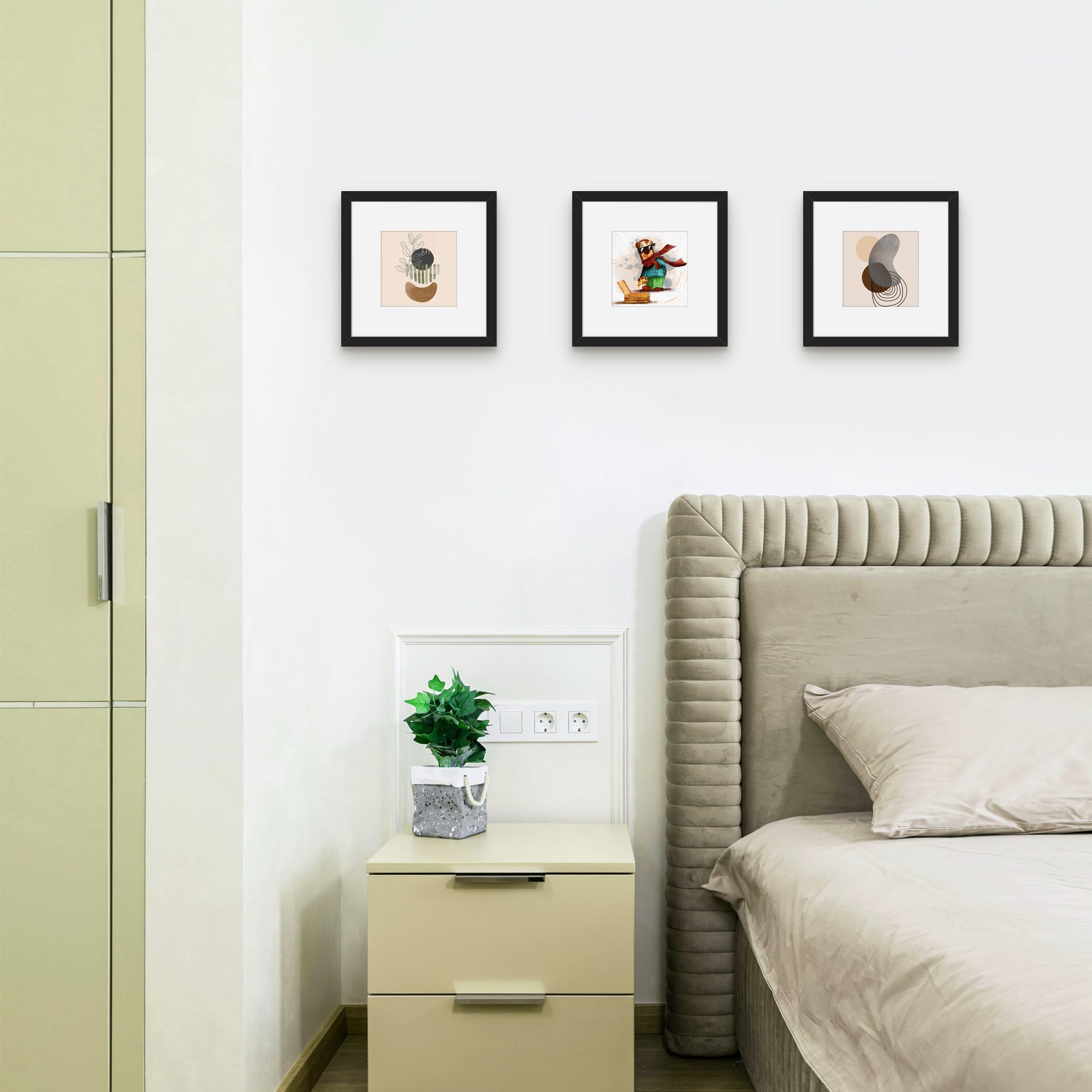 Picrit 8x8 frame no mat option displaying an 8x8 print clearly.