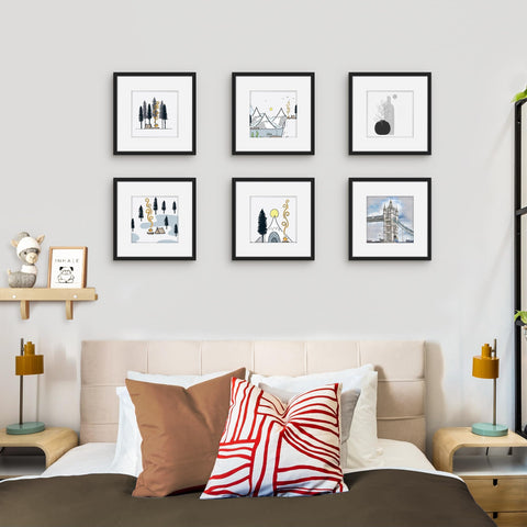 Picrit eco-friendly MDF wood frame blends with modern decor.