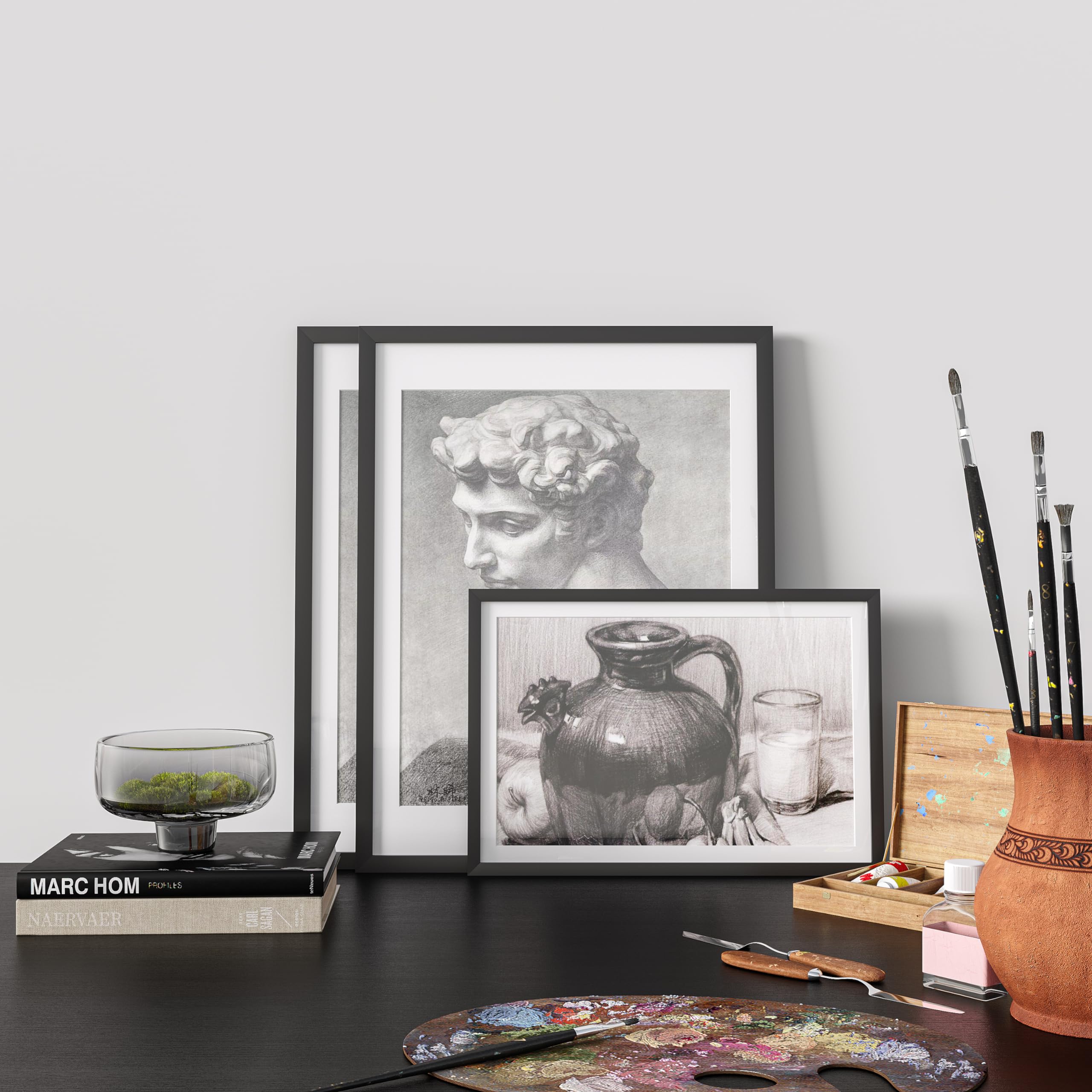 Picrit multi-use frame fits posters, diplomas, and kids' drawings beautifully.