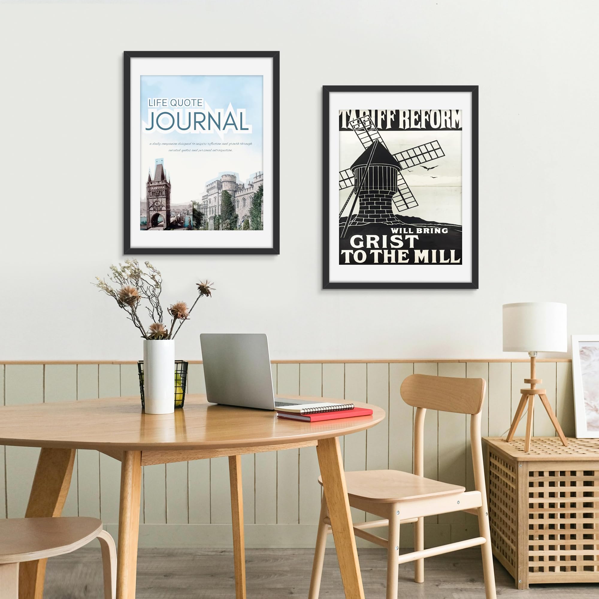 Picrit plexiglass front protects artwork with clear, shatterproof protection.