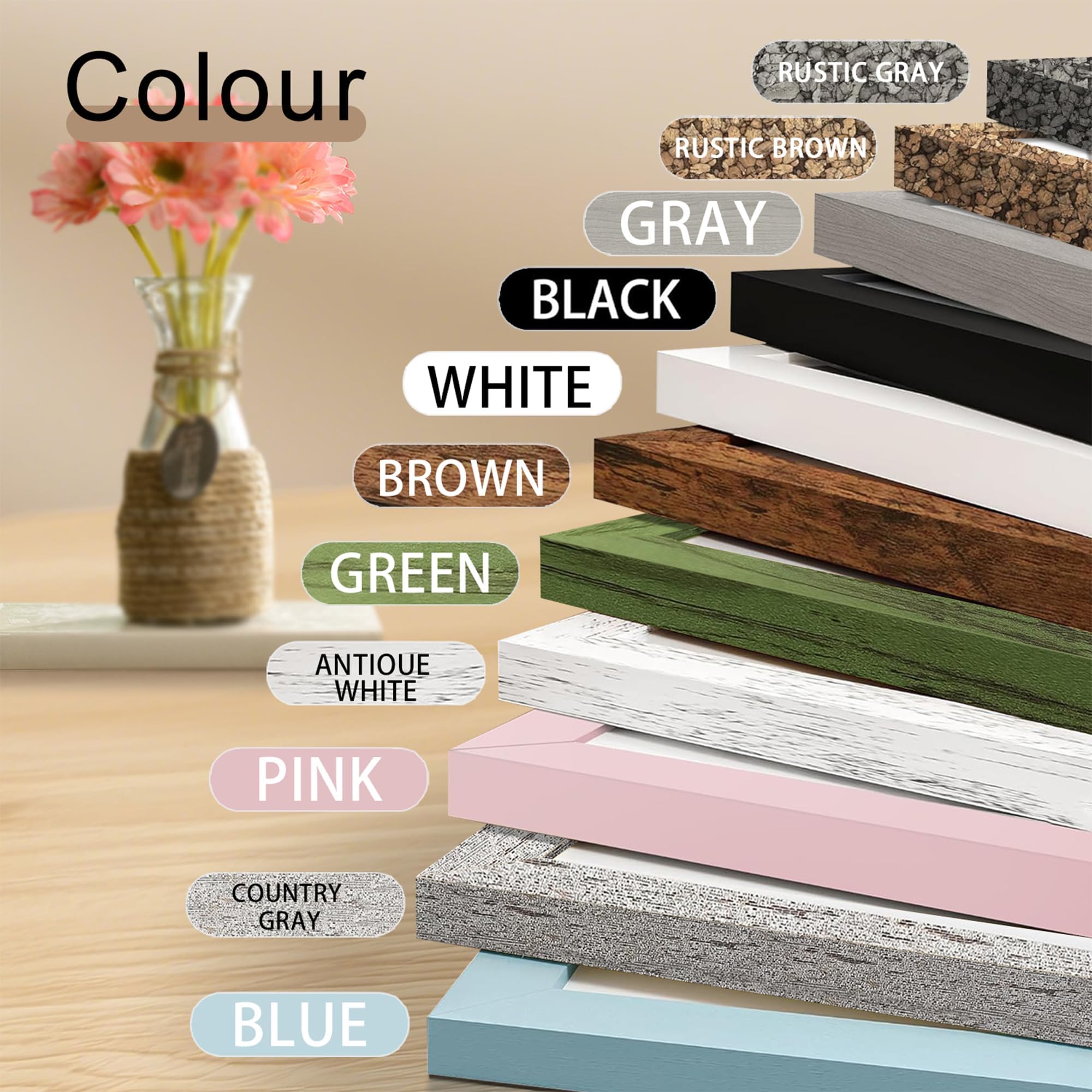 Picrit table display setup showing versatility for tabletop use.