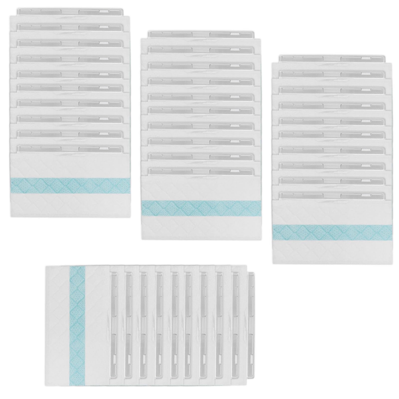 Piguoat 40-pack VacMop pads refills for Shark VacMop, easy disposal and quick replacement