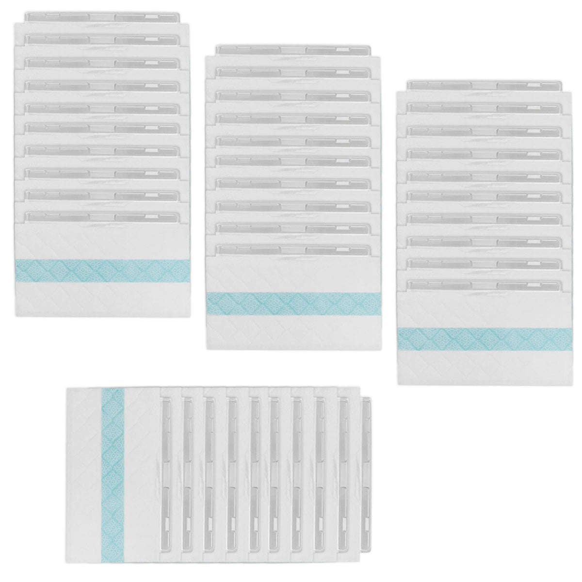 Piguoat 40-pack VacMop pads refills for Shark VacMop, easy disposal and quick replacement