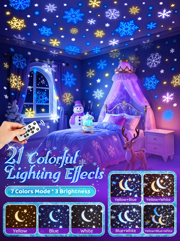 PIKOY 336 lighting modes with colors for a colorful night sky.