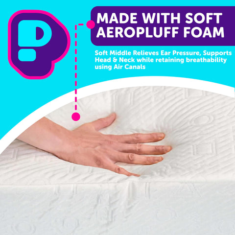 Pillow Cube Ice Cube cooling cover in Frozen Fibers for cooler nights
