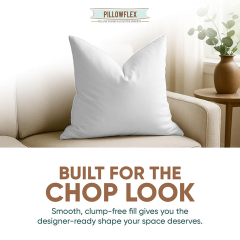 Pillowflex insert is allergy-free, odorless, and dust-free for clean spaces.