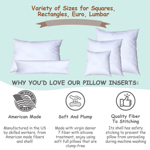 Pillowflex decorative pillow insert 12x18 elevates room aesthetics with soft texture