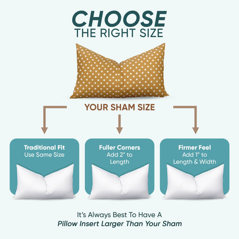 Pillowflex large-rectangle insert 14x36 laid out for full coverage on a sham