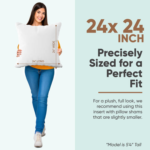 Pillowflex soft polyester-cotton shell blends durability with plush feel.