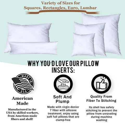 Pillowflex 2-pack insert ensures evenly filled cushions.