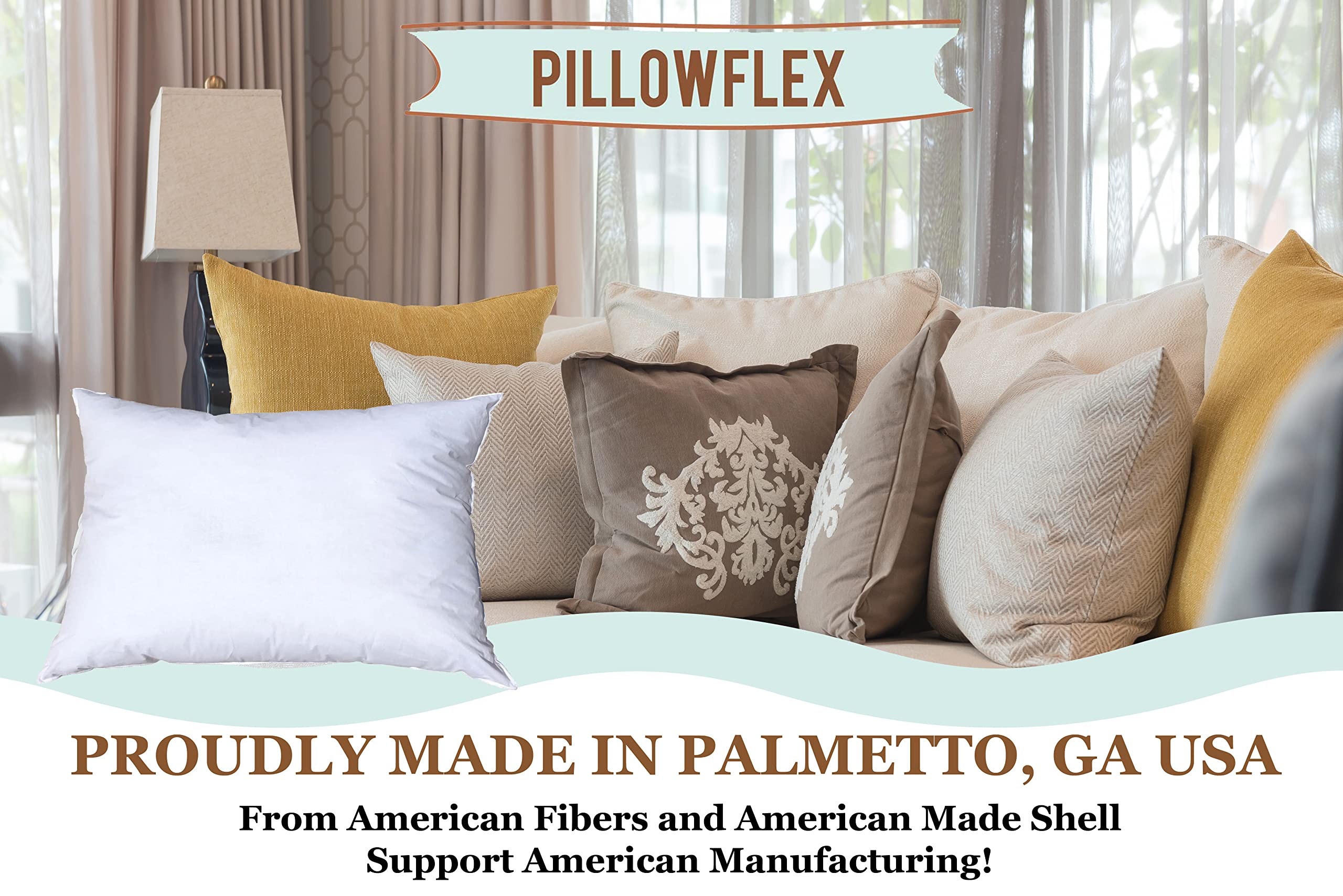 Pillowflex premium insert 12x24 two-pack ready for decorative refresh
