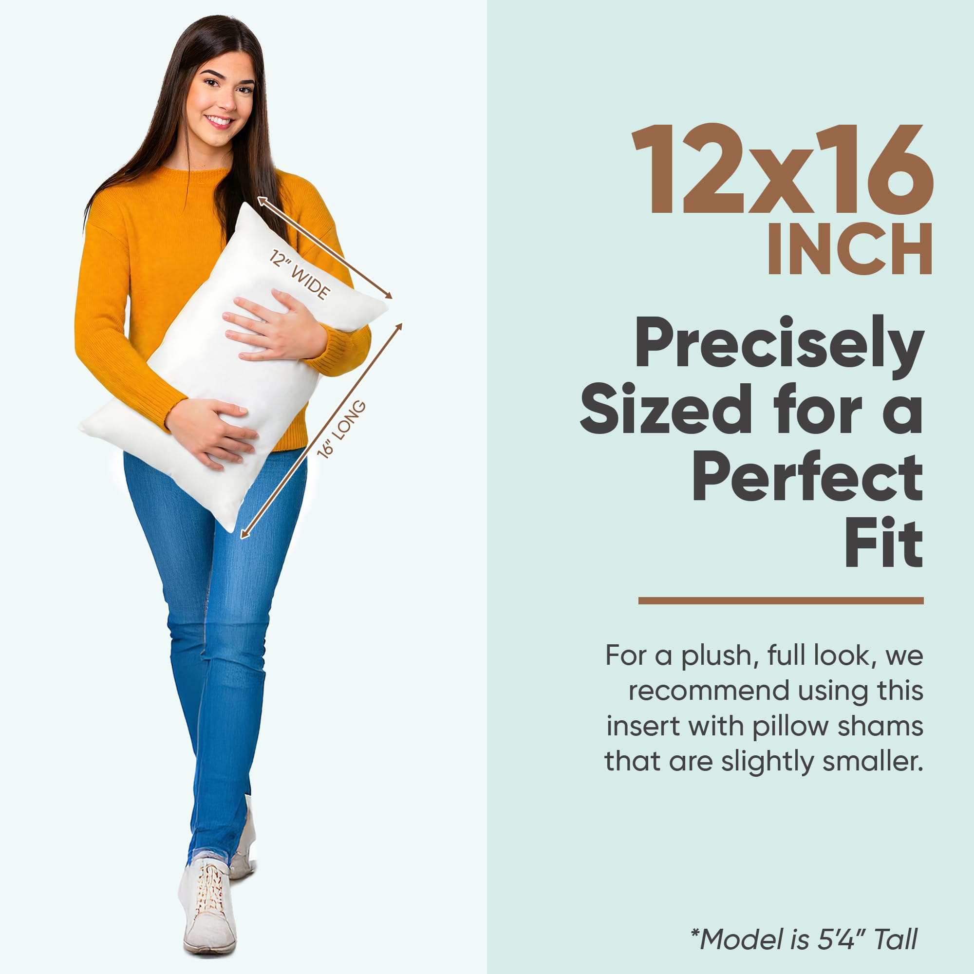 Pillowflex ultra-soft insert close-up for plush comfort