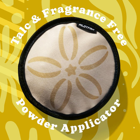Pilotfish sand remover bag natural ingredients for gentle skin contact.