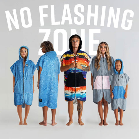 Pilotfish Surf Poncho designed in four styles for every age.