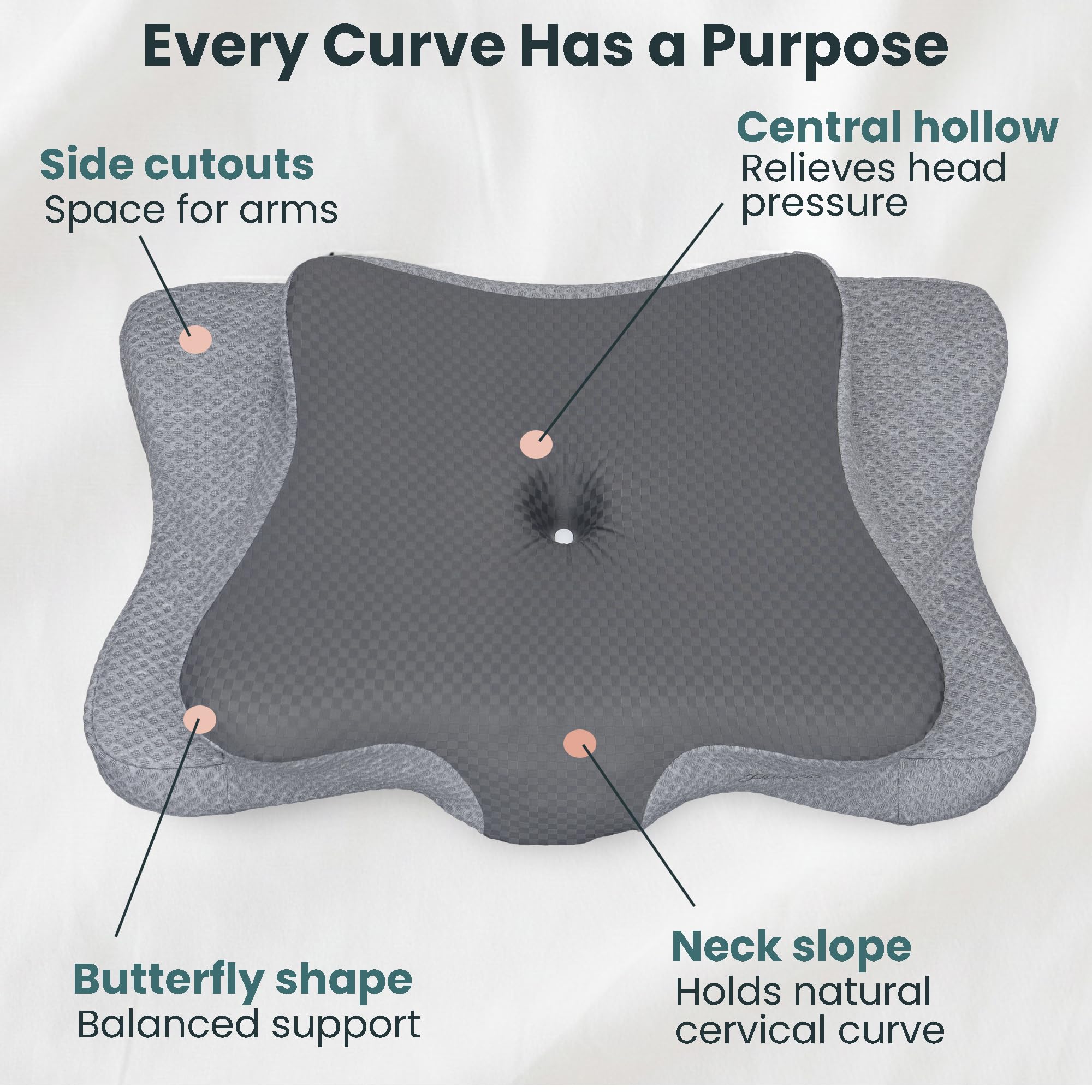 Piluxx adjustable height insert enables customizable height for comfort.