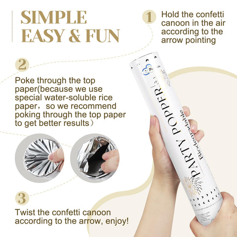 Pilvepidu biodegradable rice confetti melts on water, reducing waste.