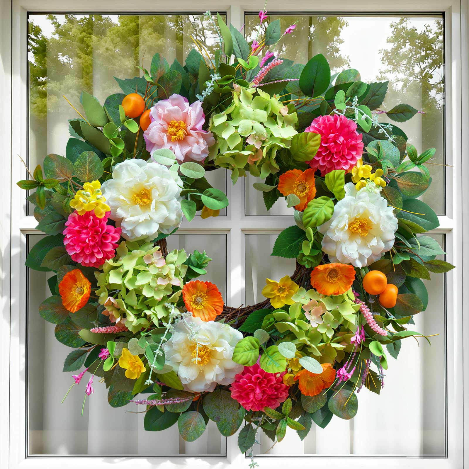 Pinkpuii handcrafted wreath showcases exquisite craftsmanship
