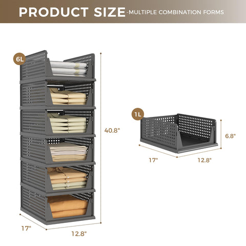 PinkPum foldable drawer storage bin ideal for wardrobes and kitchens.
