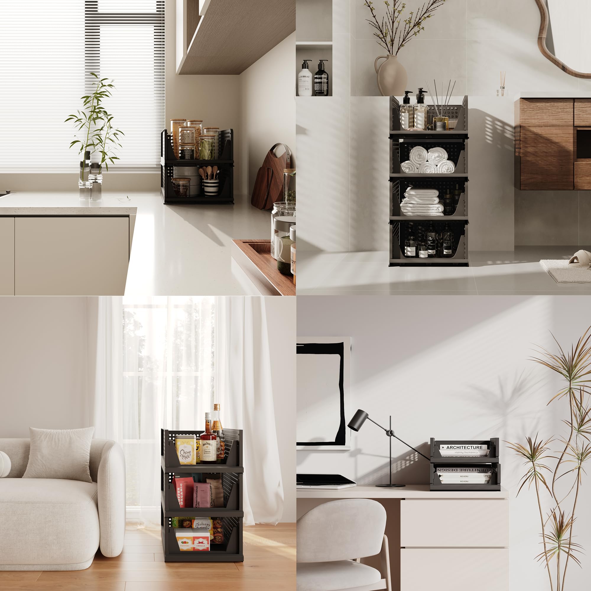 Pinkpum set of five display, space-saving wardrobe solution.