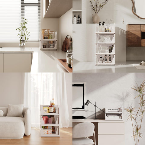 Pinkpum kitchen bathroom and office storage solution.