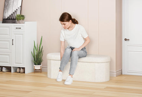 PINPLUS Foot rest and seating option for quick foot elevation during TV time