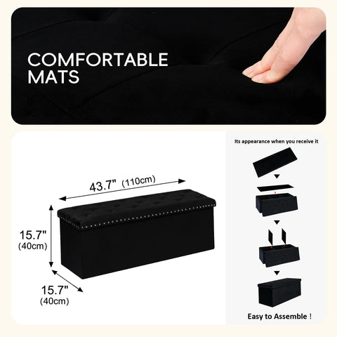 PINPLUS 550 lb capacity ottoman demonstrates sturdy support for seating in entryways.