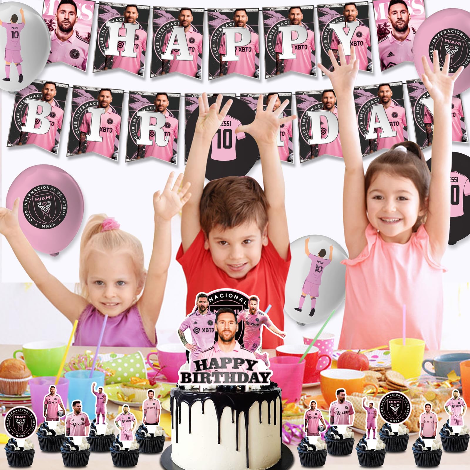 PINUO Cupcake Toppers 24: quick soccer-themed dessert decor