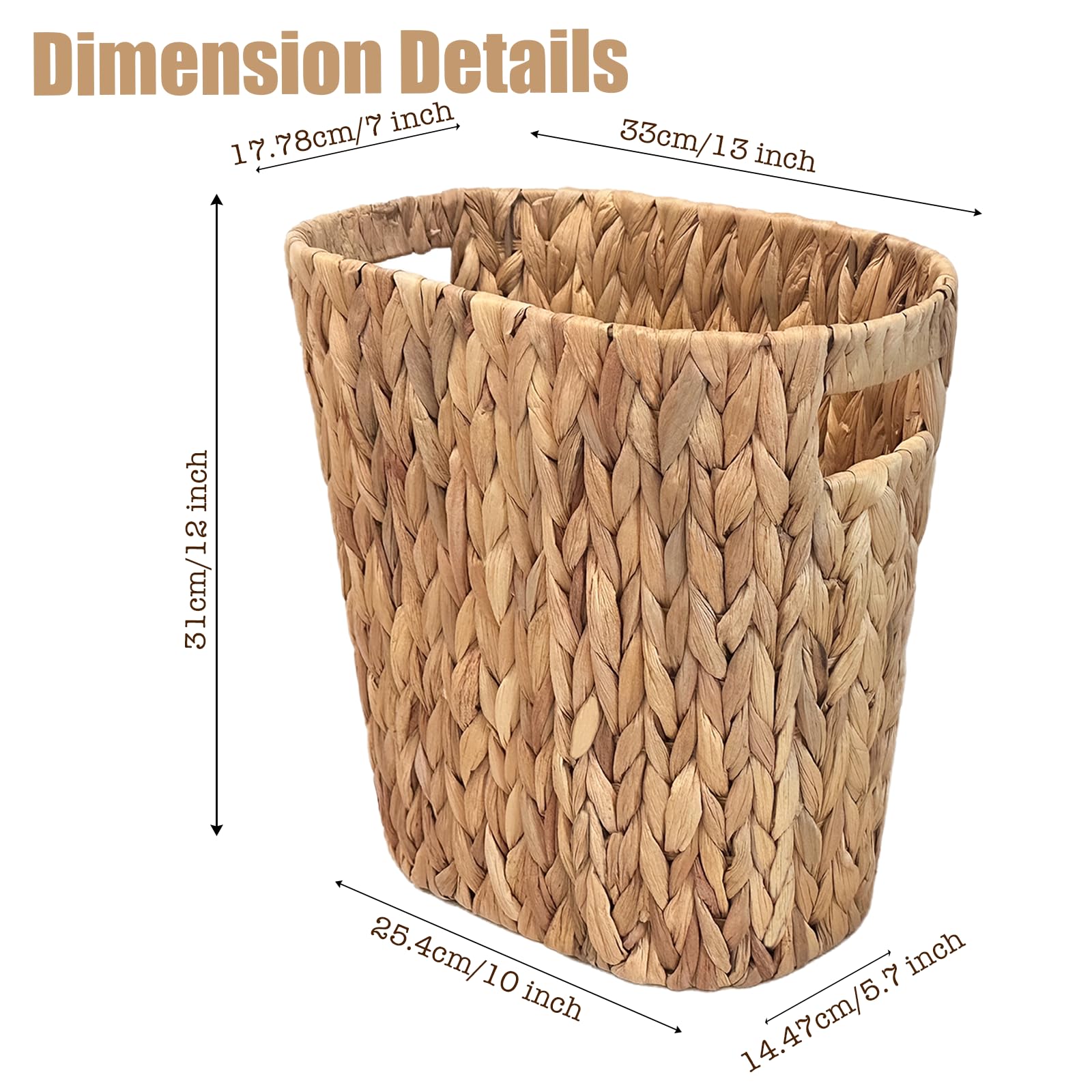PINXIURY water hyacinth weave close-up highlights artisanal texture