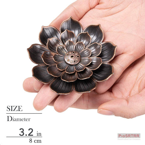 PIOSRTRR lotus base with six holes for incense sticks