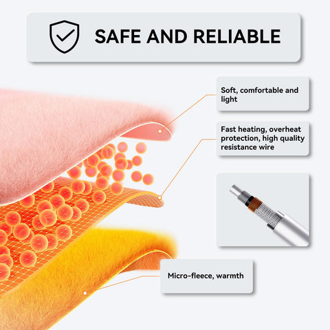 PiPiMAMA electric blanket displaying 10 heating levels for precise comfort control.