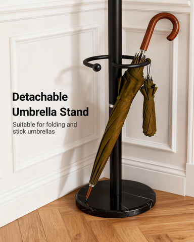Pipishell black finish coat rack complements modern interiors and lasts
