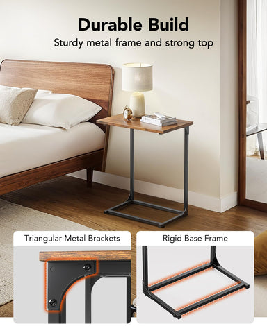 Pipishell end table offers a large surface for snacks and devices