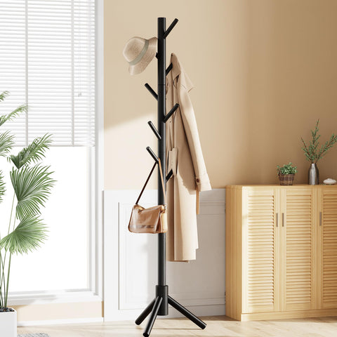 Pipishell coat stand hallway setup keeps clothes tidy.