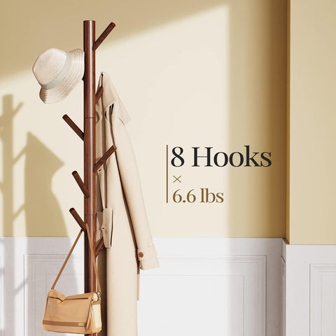 Pipishell height-adjustable coat tree shown at three heights for all users.