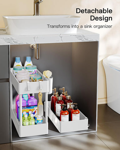 Pipishell laundry-room storage cart on wheels.