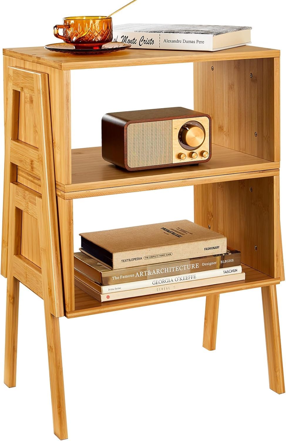 Pipishell nightstands blend with modern and traditional décor