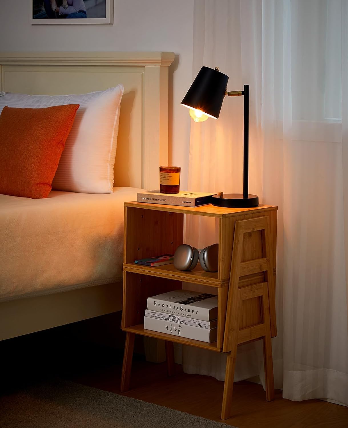 Pipishell bamboo table doubles as a coffee or sofa table