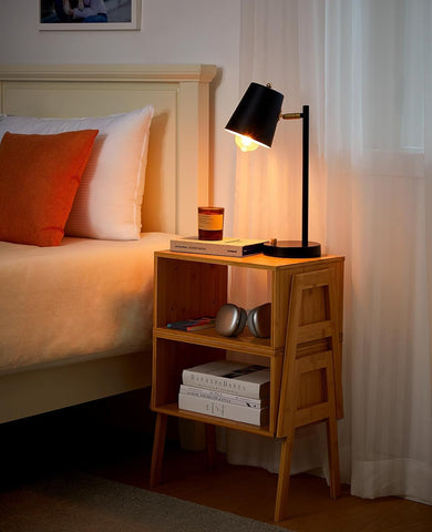 Pipishell bamboo table doubles as a coffee or sofa table