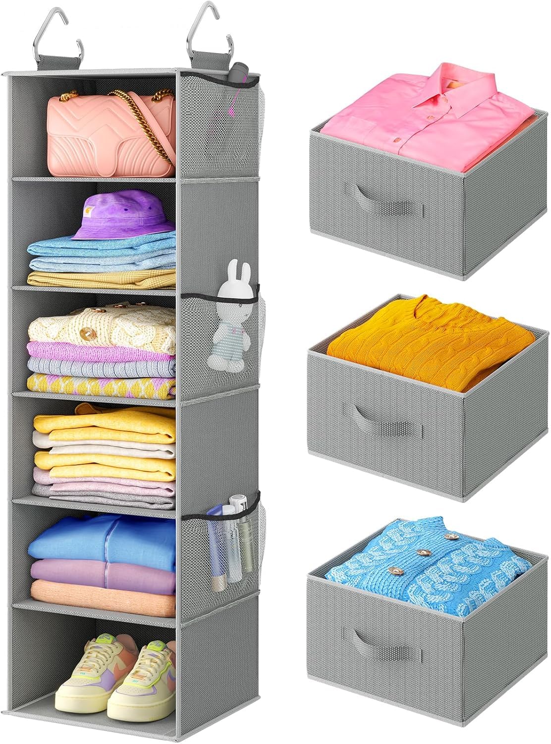 Pipishell organizes outfits and seasonal items for easy wardrobe access.