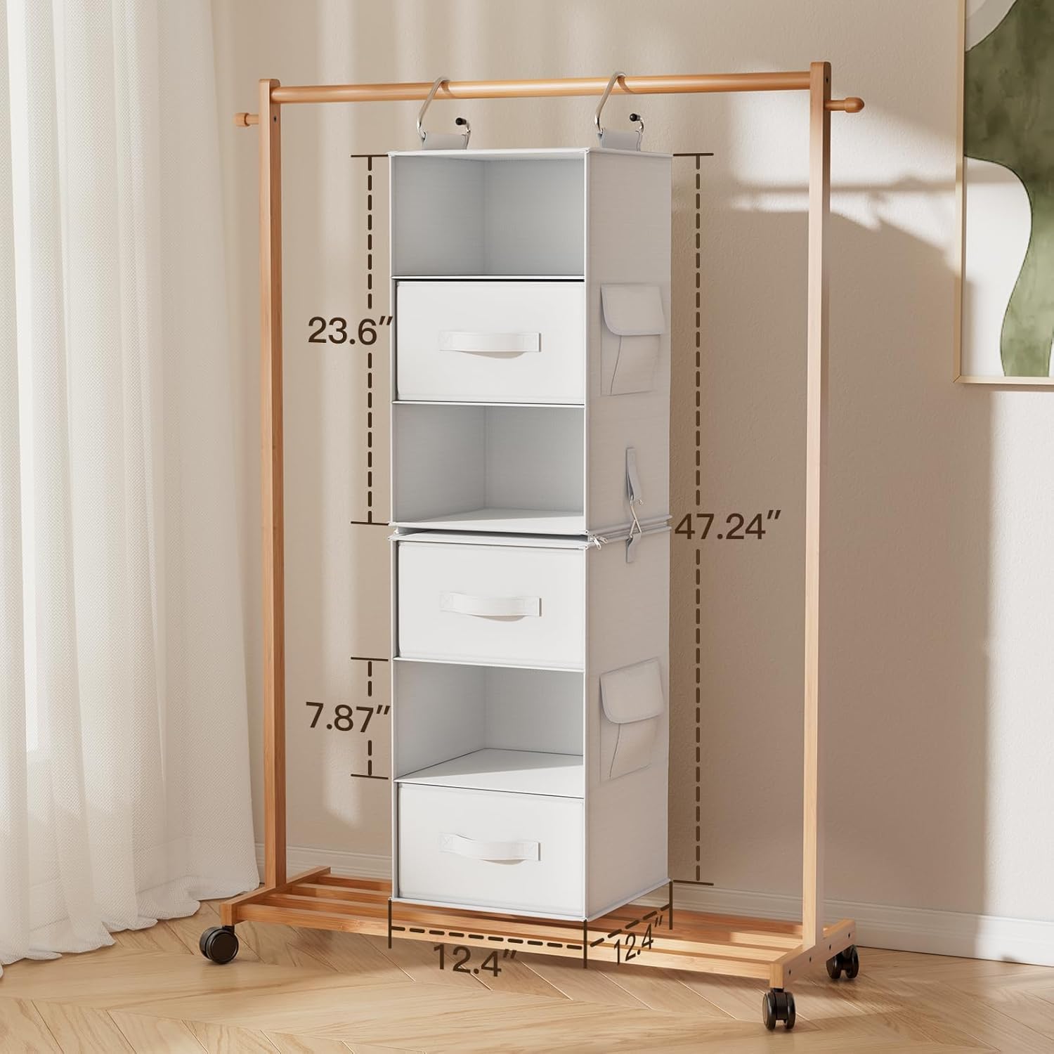 Pipishell separable unit design enables flexible closet setup