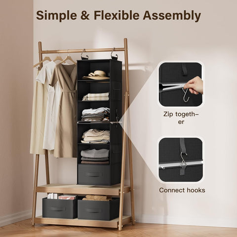 Pipishell side pockets and removable drawers keep small items neatly organized.