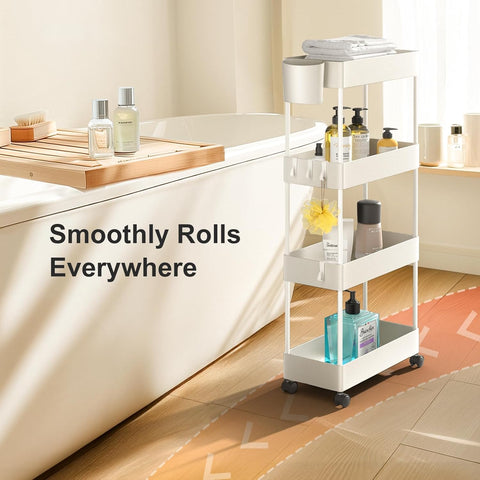 Pipishell perforated diamond shelves promote ventilation and drying of items.