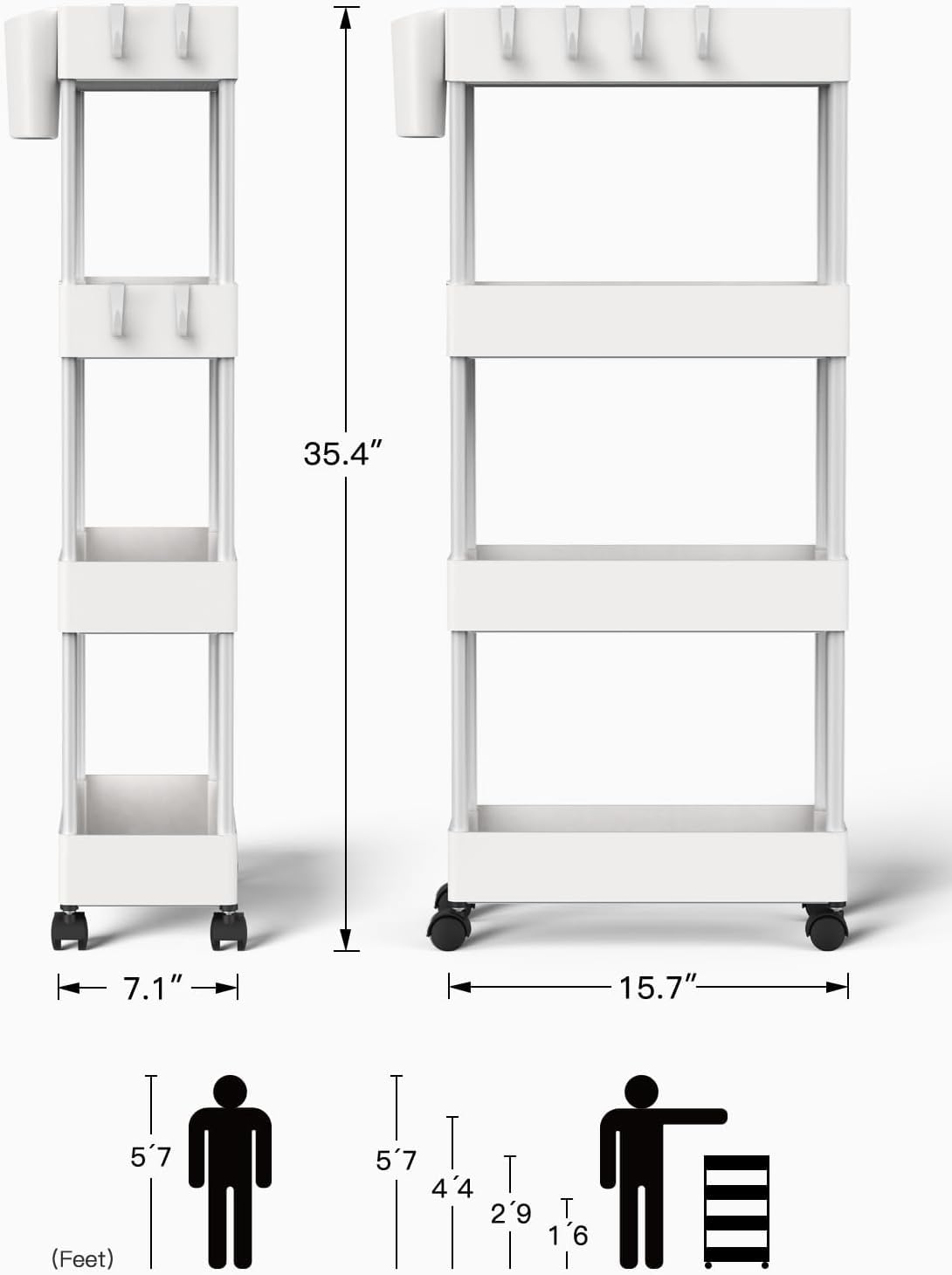 Pipishell four-tier design adapts to different room layouts and needs.