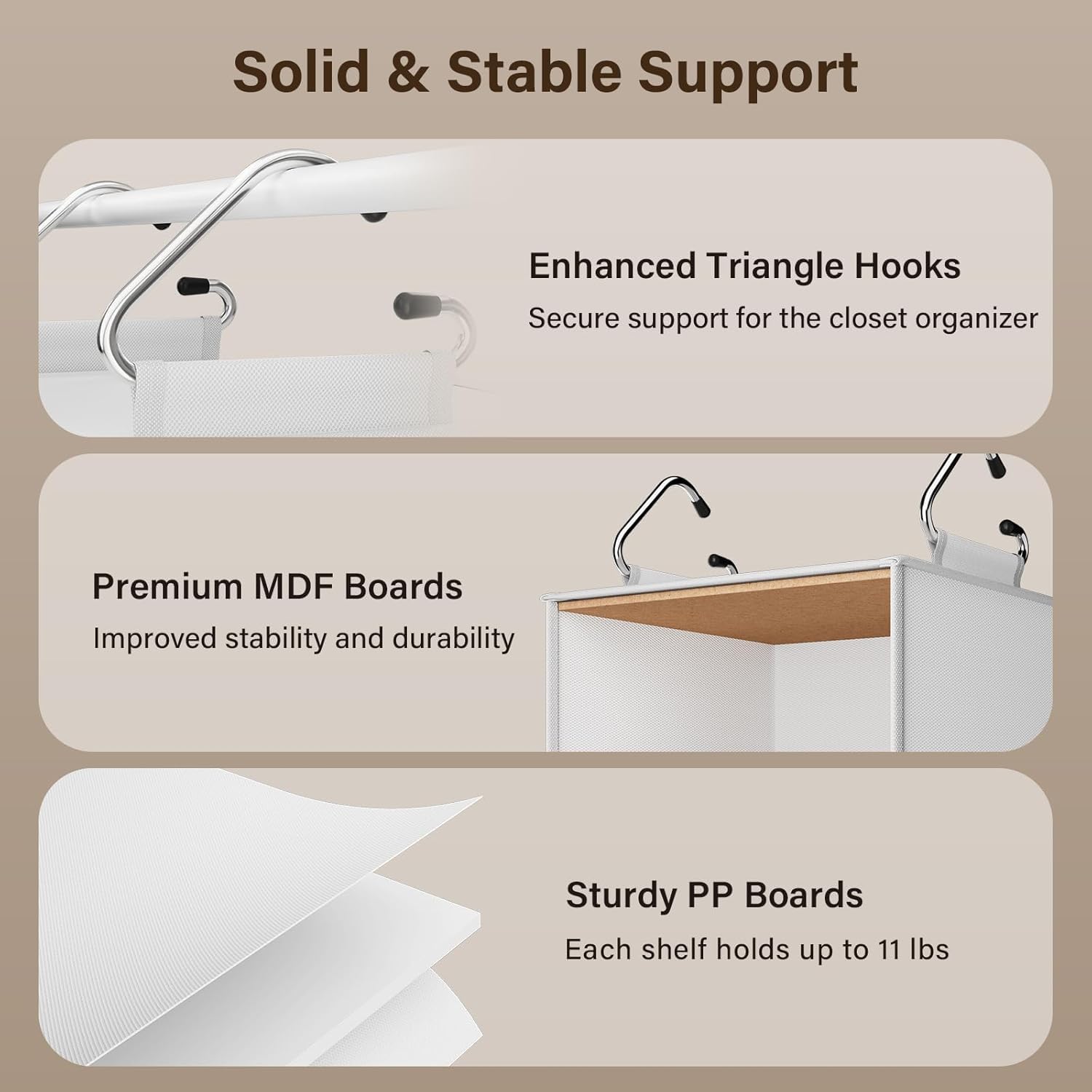 Pipishell efficient vertical space usage in closets