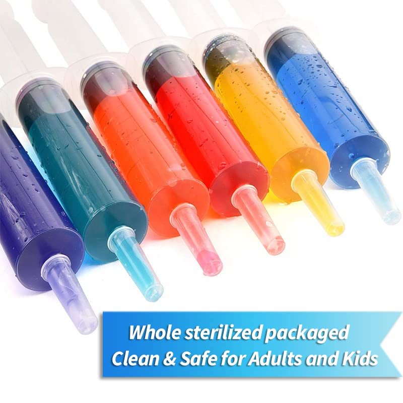 PISSION syringes with tip caps help keep contents clean and spill-free.