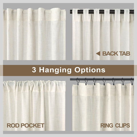 Pitalk airy curtains enhancing a cozy living room atmosphere